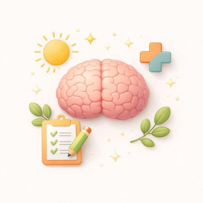 Mentale Gesundheit Icon